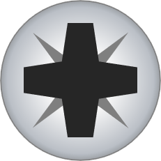 ネジ穴のイメージ（Z形）